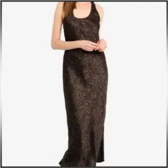 Banana Republic Bias Leopard Print Maxi Dress - Picture 1 of 11